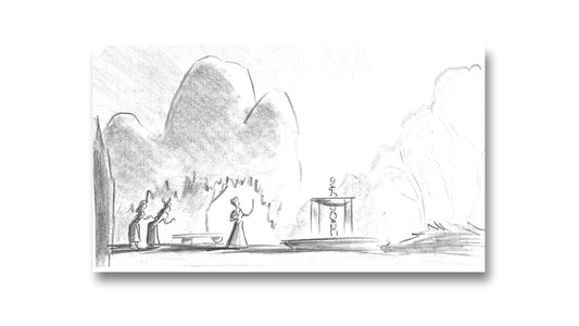 Original Production Storyboard from Cinderella III: A Twist in Time