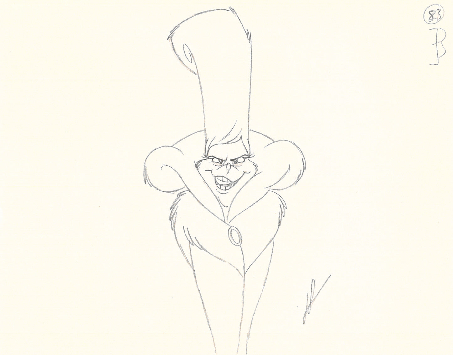 Green Eggs and Ham Original Production Layout Drawing Signed by Len Simon