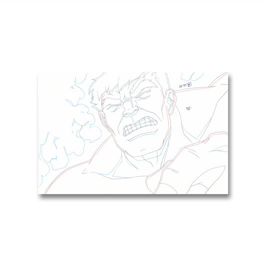 Avengers Assemble Original Production Drawing: Hulk